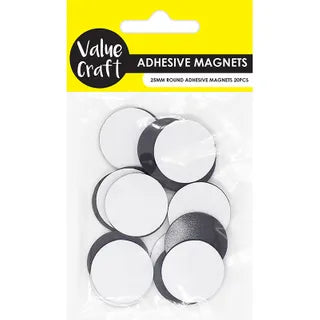 Adhesive Magnets Round - Dollars and Sense