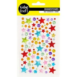 Stickers - Rhinestones & Stars - Dollars and Sense
