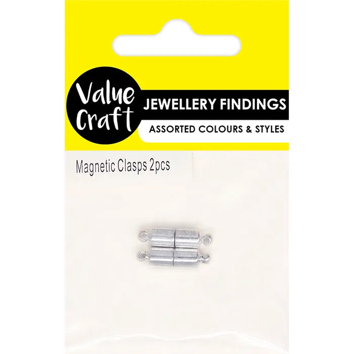Jewellery Findings Magnetic Clasps - Silver - Dollars and Sense