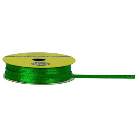 Satin Polyester Ribbon - Green - Dollars and Sense