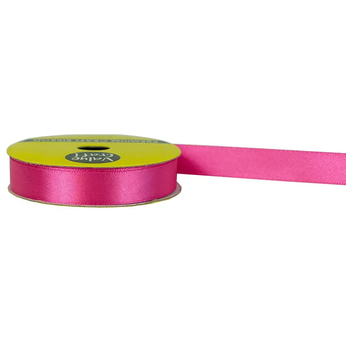 Polyester Satin Ribbon - Rose - Dollars and Sense