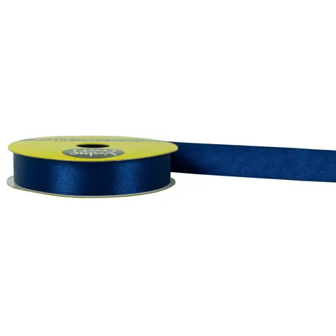 Satin Polyester Ribbon - Navy - Dollars and Sense