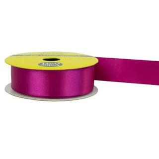 Satin Polyester Ribbon - Fuchsia - Dollars and Sense
