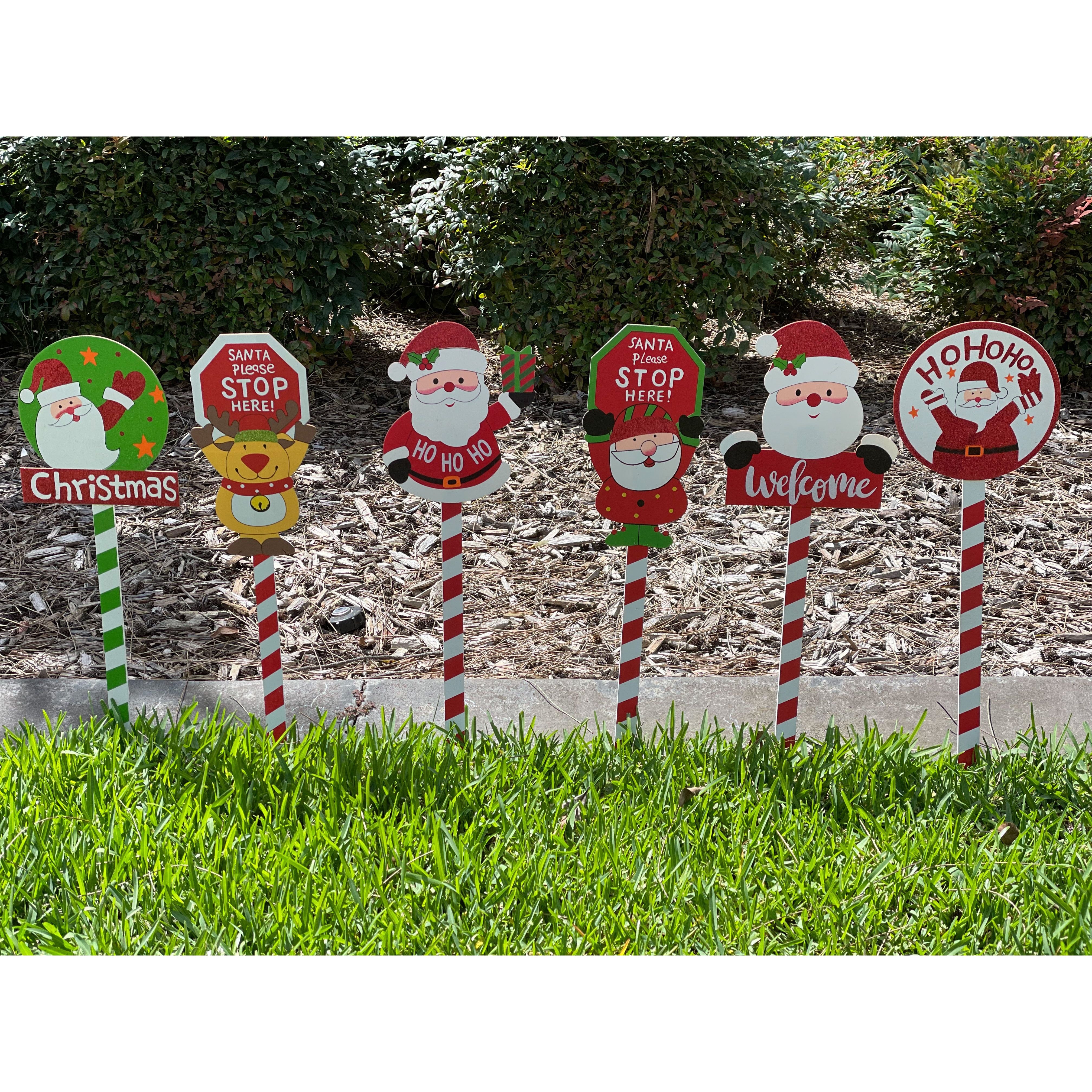 Christmas - Garden Stake Festive Mix - Dollars and Sense