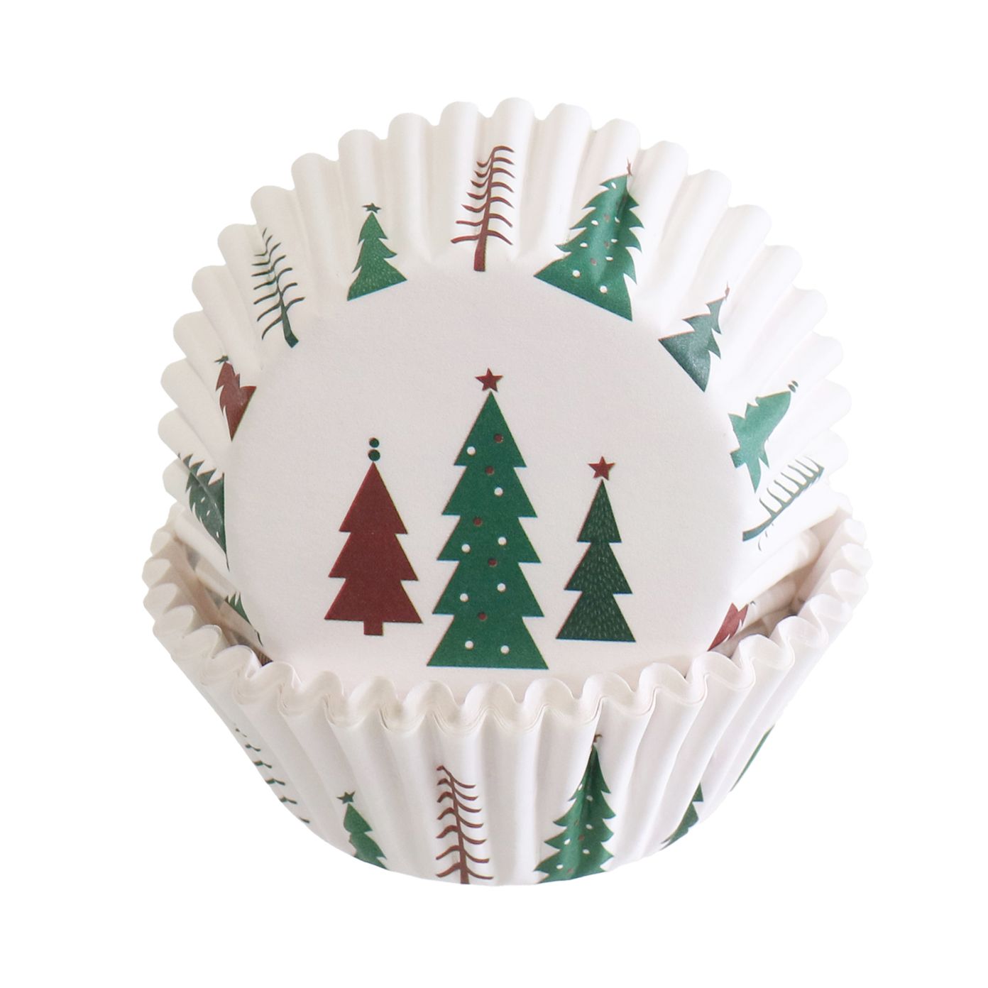 Xmas Cupcake Wrapper 50pc - Dollars and Sense