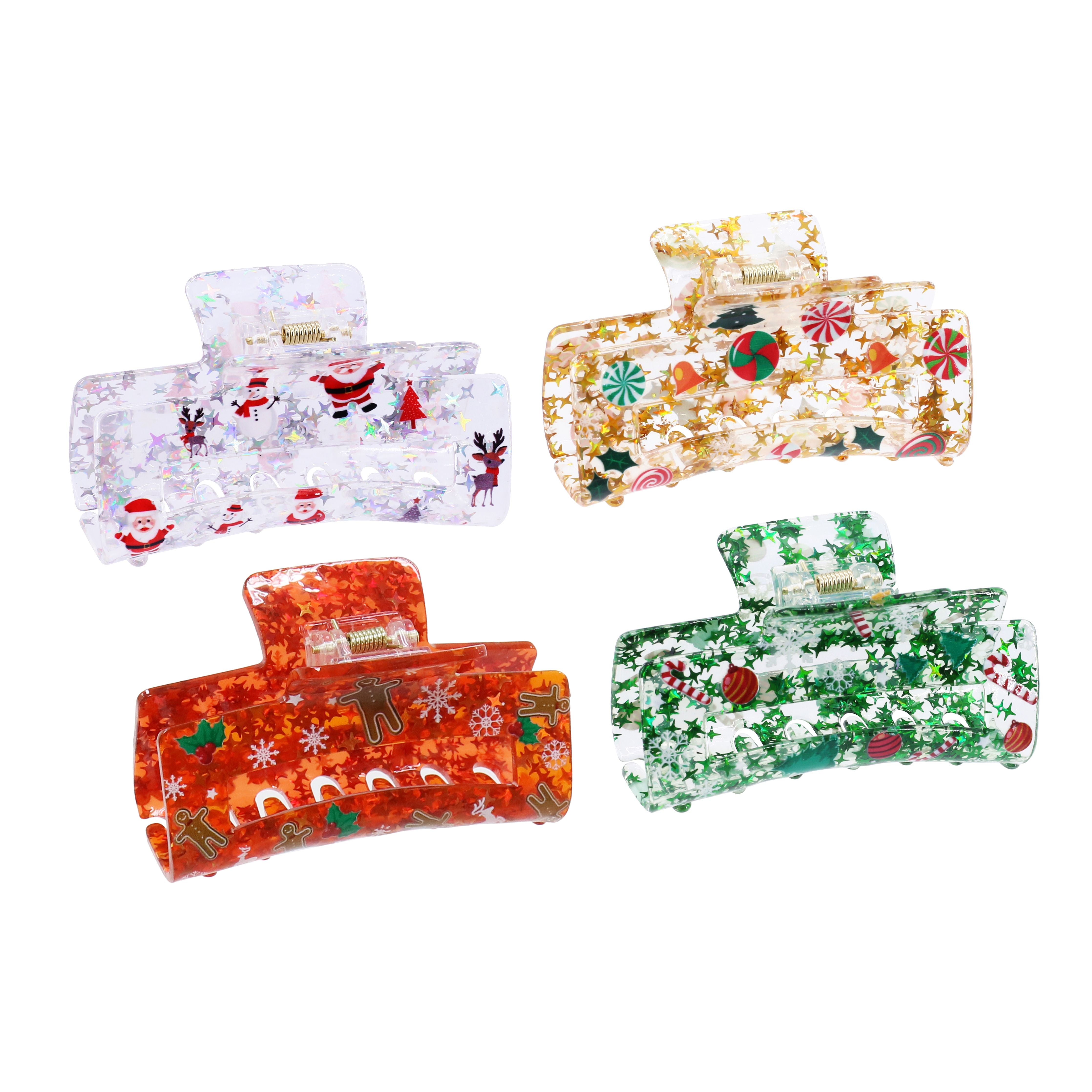 Claw Clip Glittery Stars