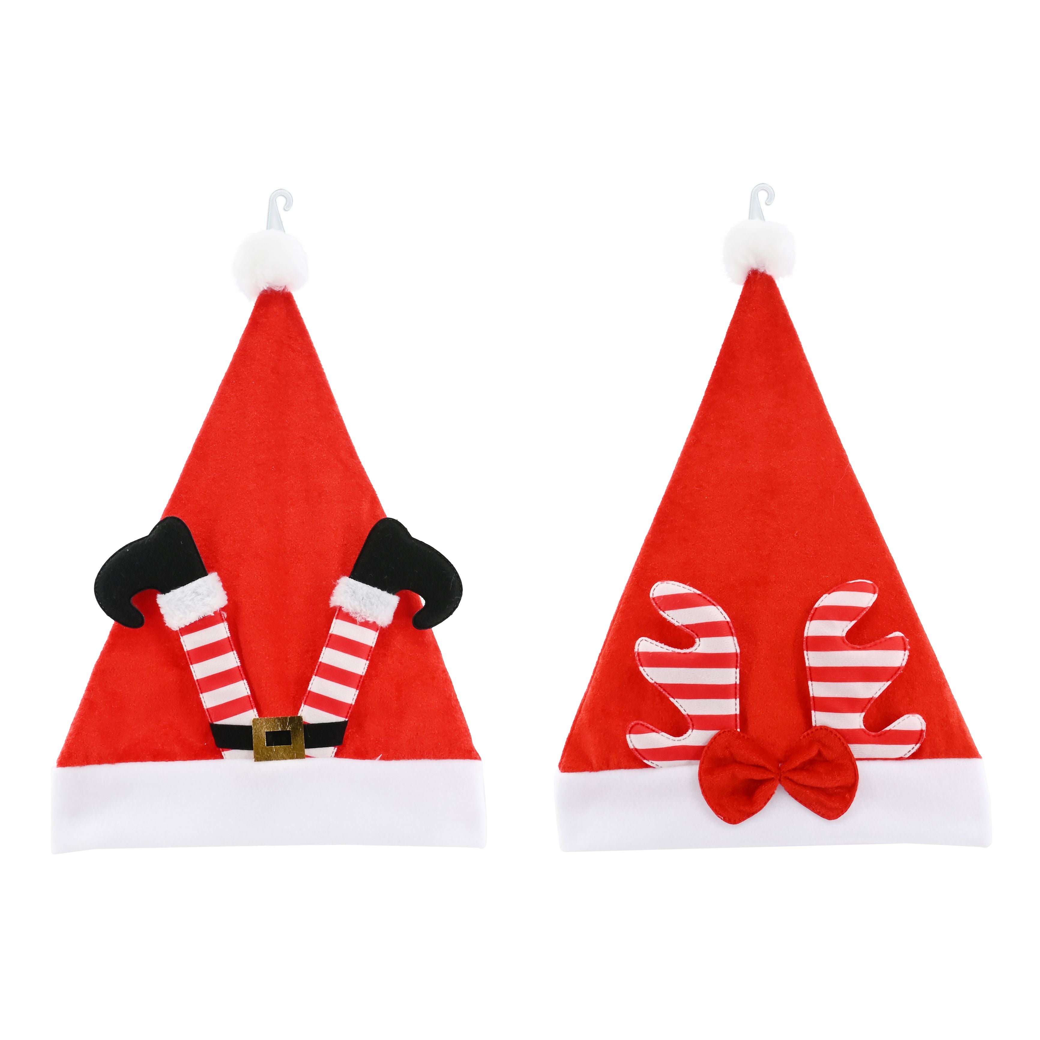 Santa Hat Adults Front Deco