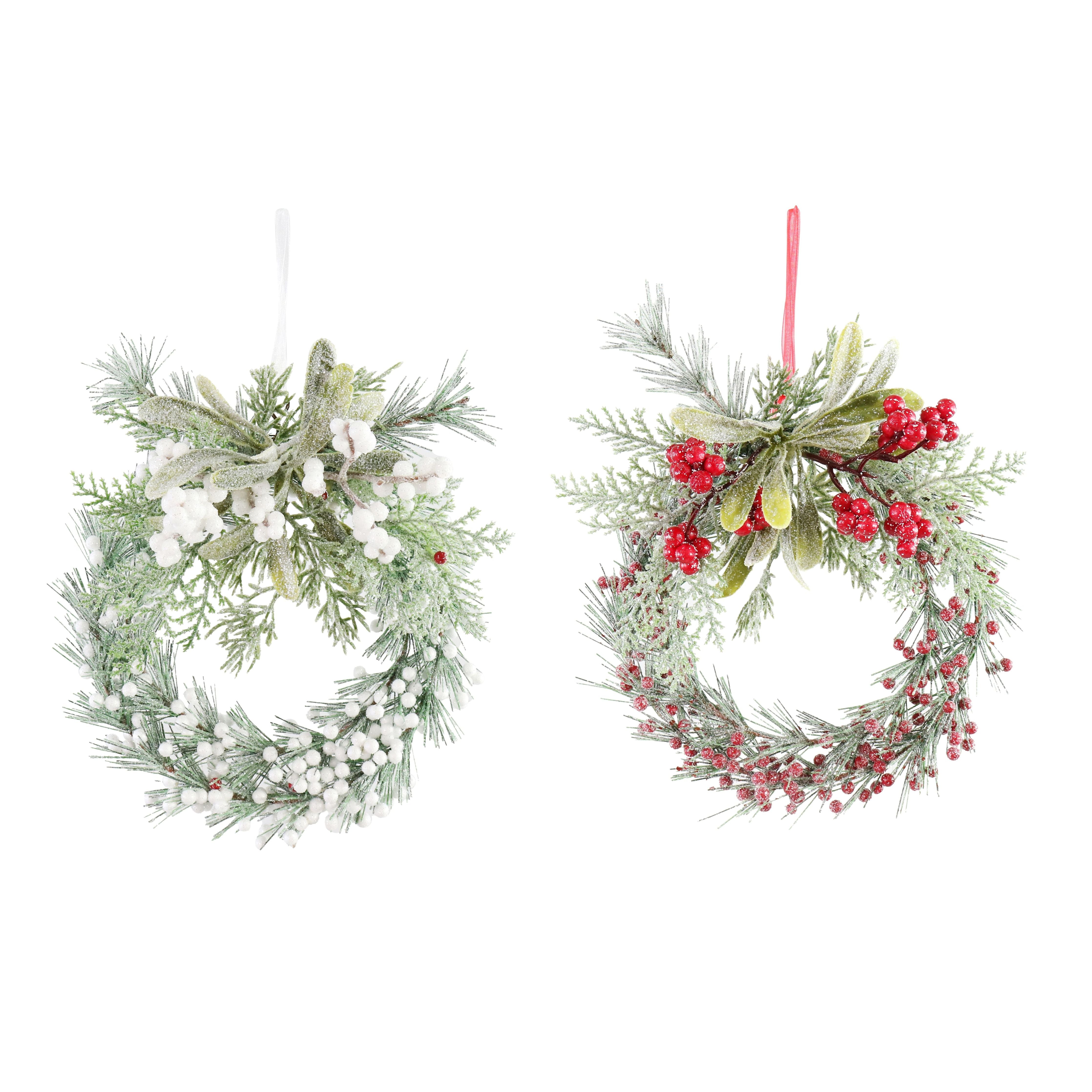Mini Icy Berry Wreath 20cm