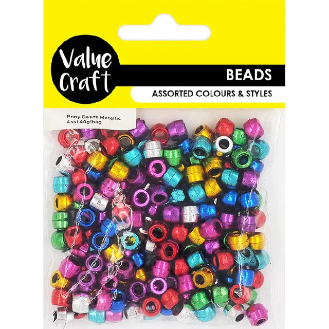 Beads Pony - Metallic - Dollars and Sense