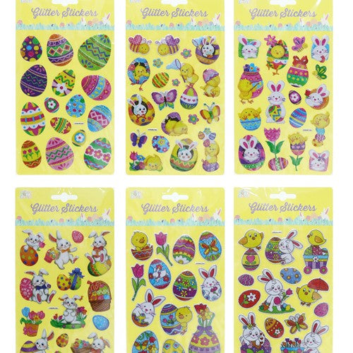 Easter Glitter Stickers