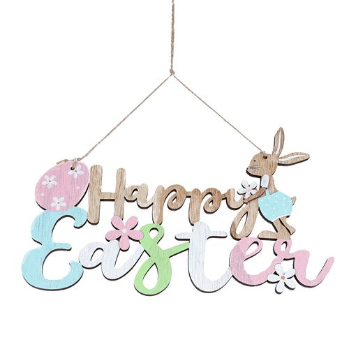 Happy Easter Hanging Sign 26cm