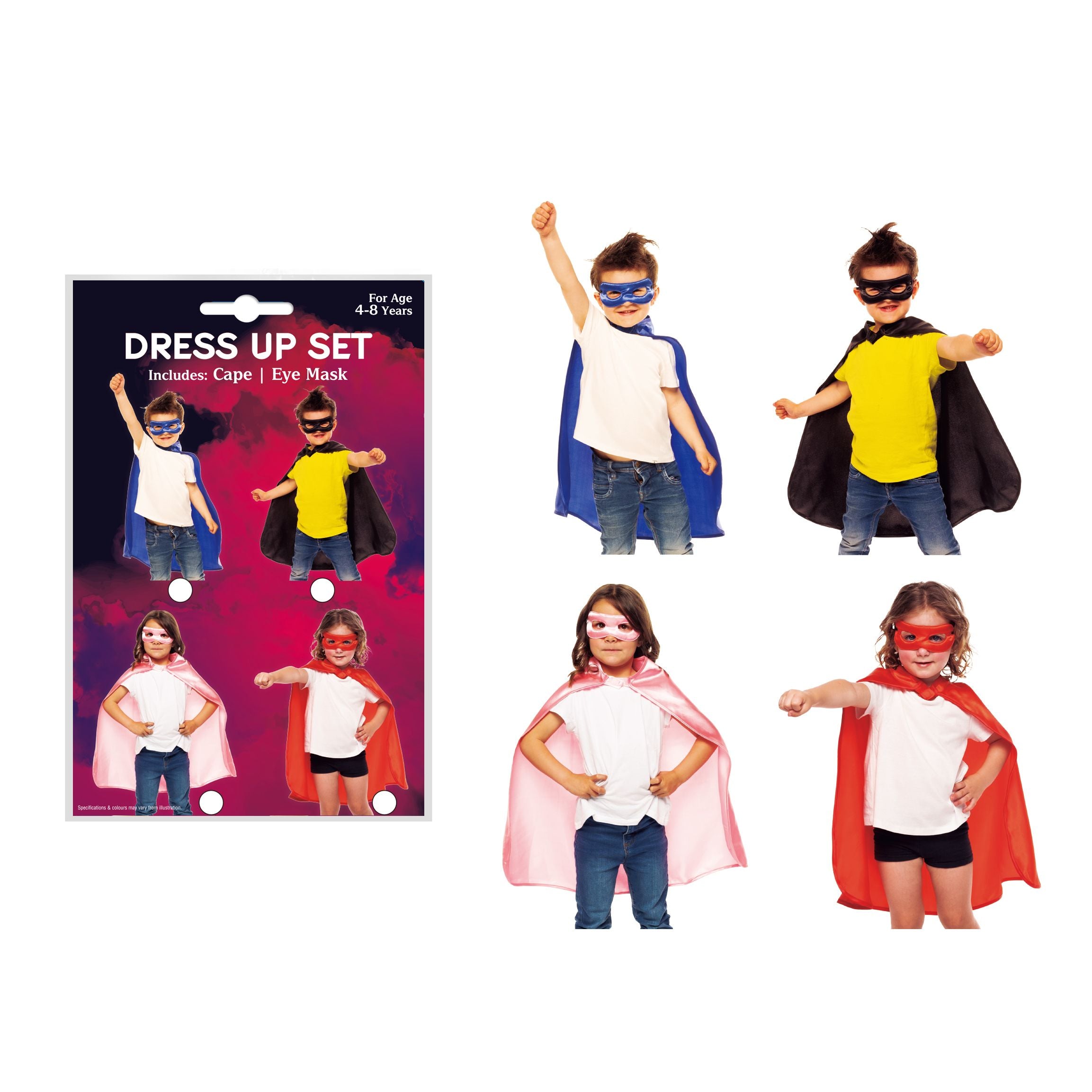 Superhero Dress Up Set Kids