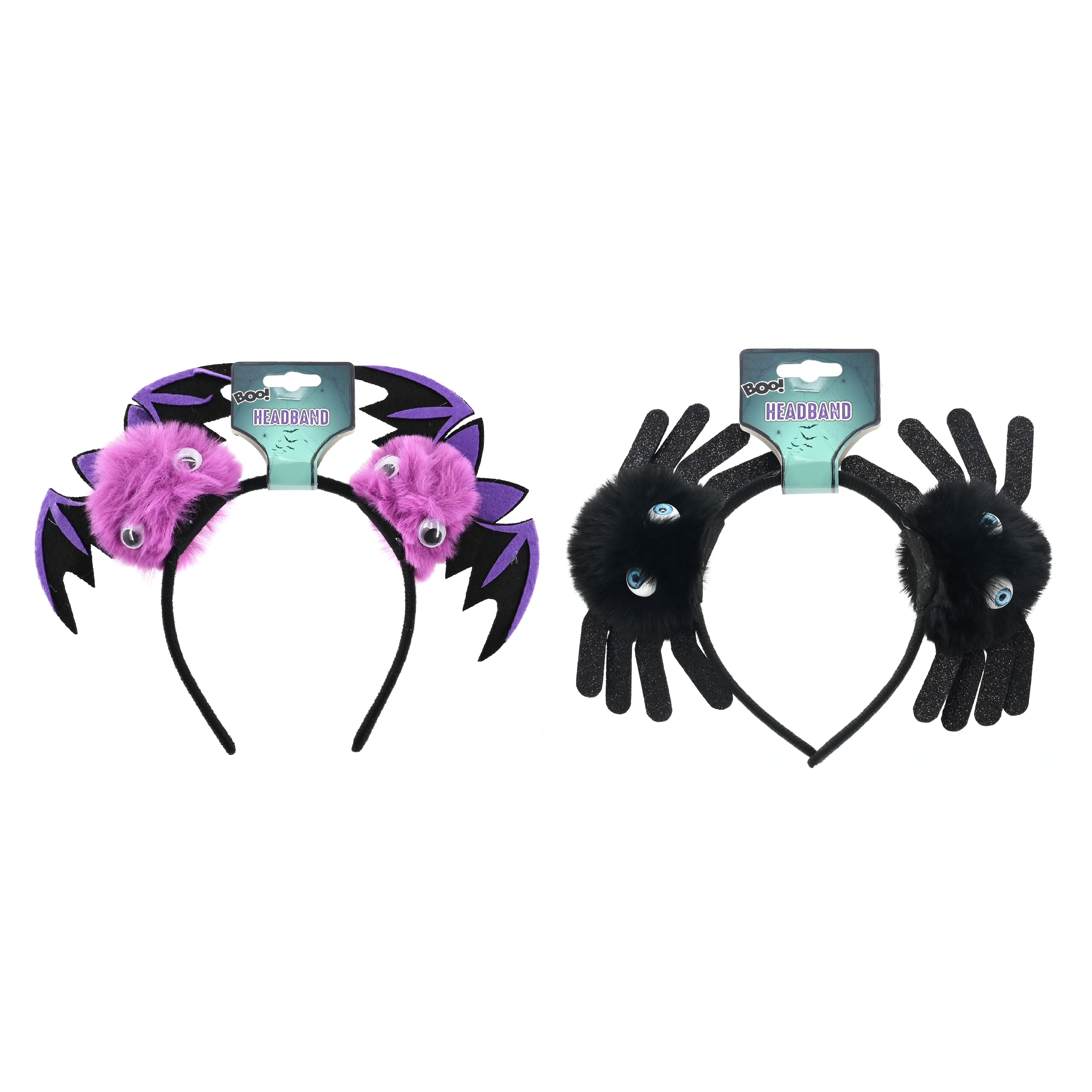 Spider and Bat Headband