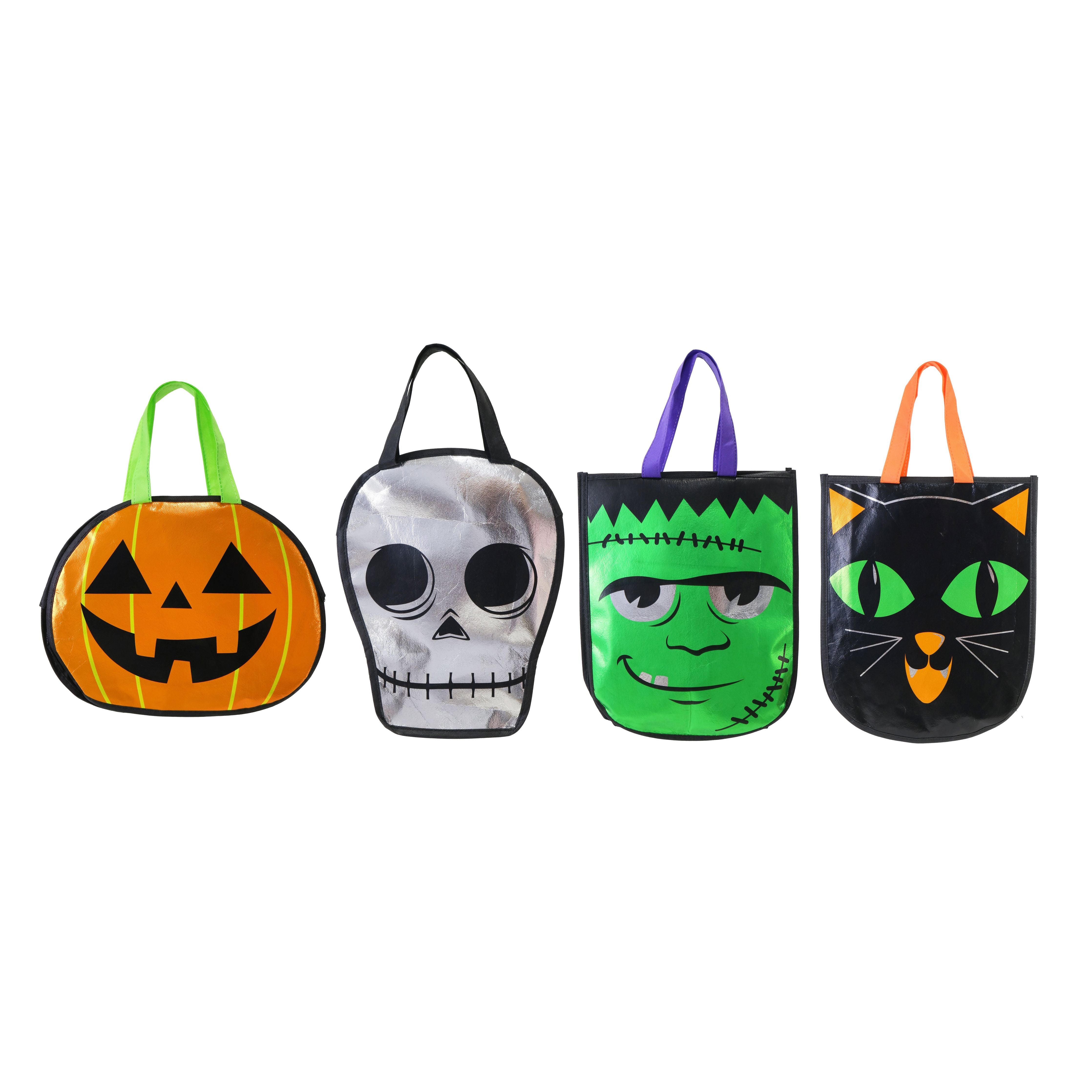 Trick or Treat Matalic Bags
