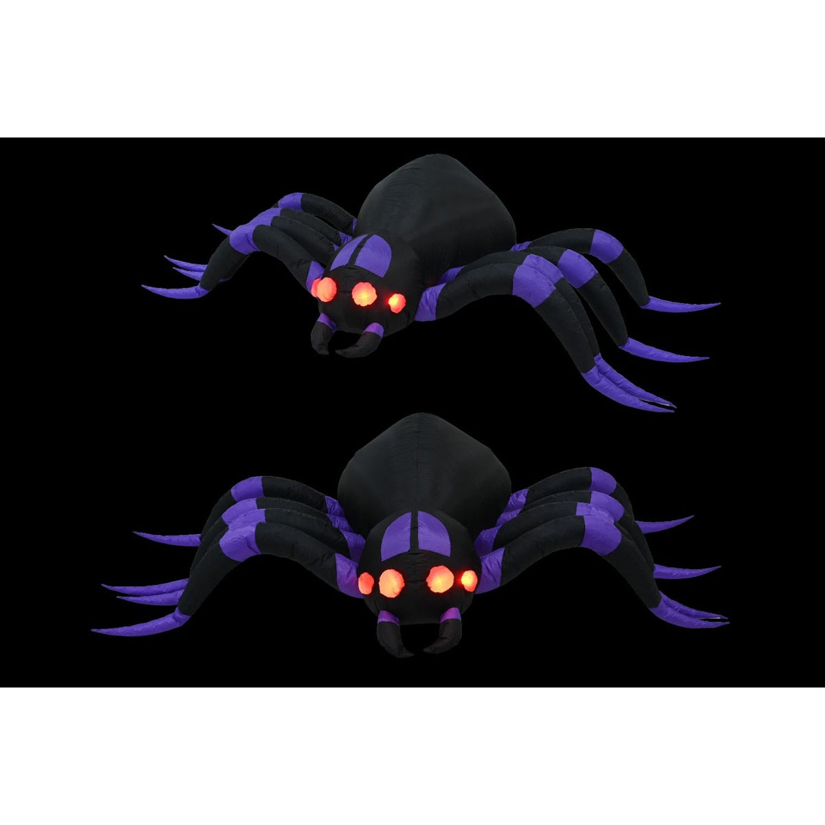Inflatable Disco Spider Halloween Decoration 2.4m