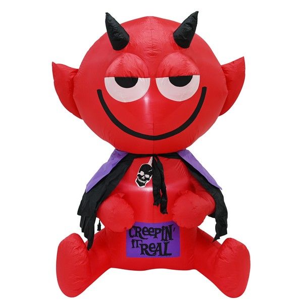 Inflatable Red Devil Halloween Decoration 1.8m