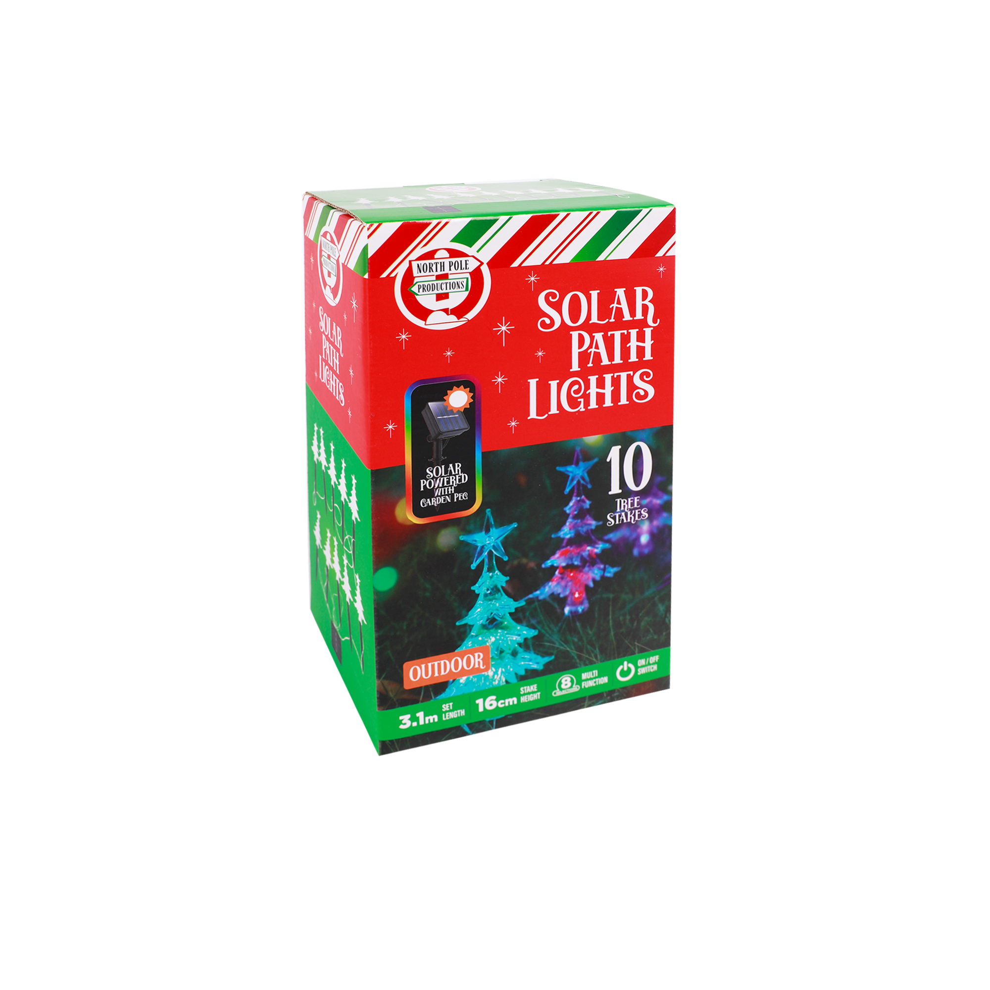 Solar Tree Path Light 10Pc