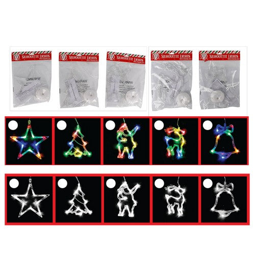 LED Silhouette Window Light Battery Operated 24 Lights - Dollars and Sense