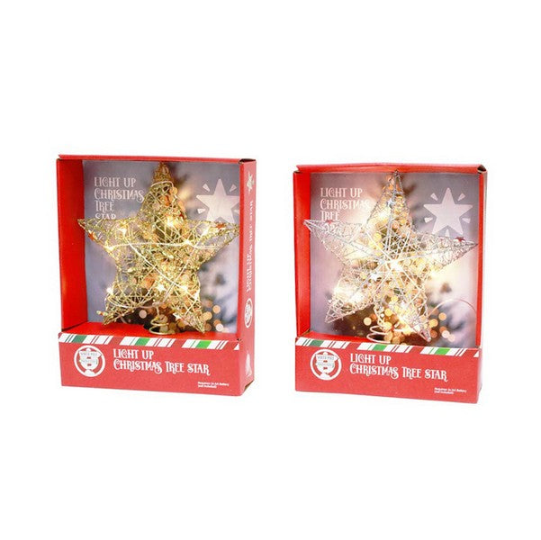 Metal Tree Star LED 20x25cm