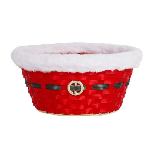 Basket Santa Belt 24x11cm