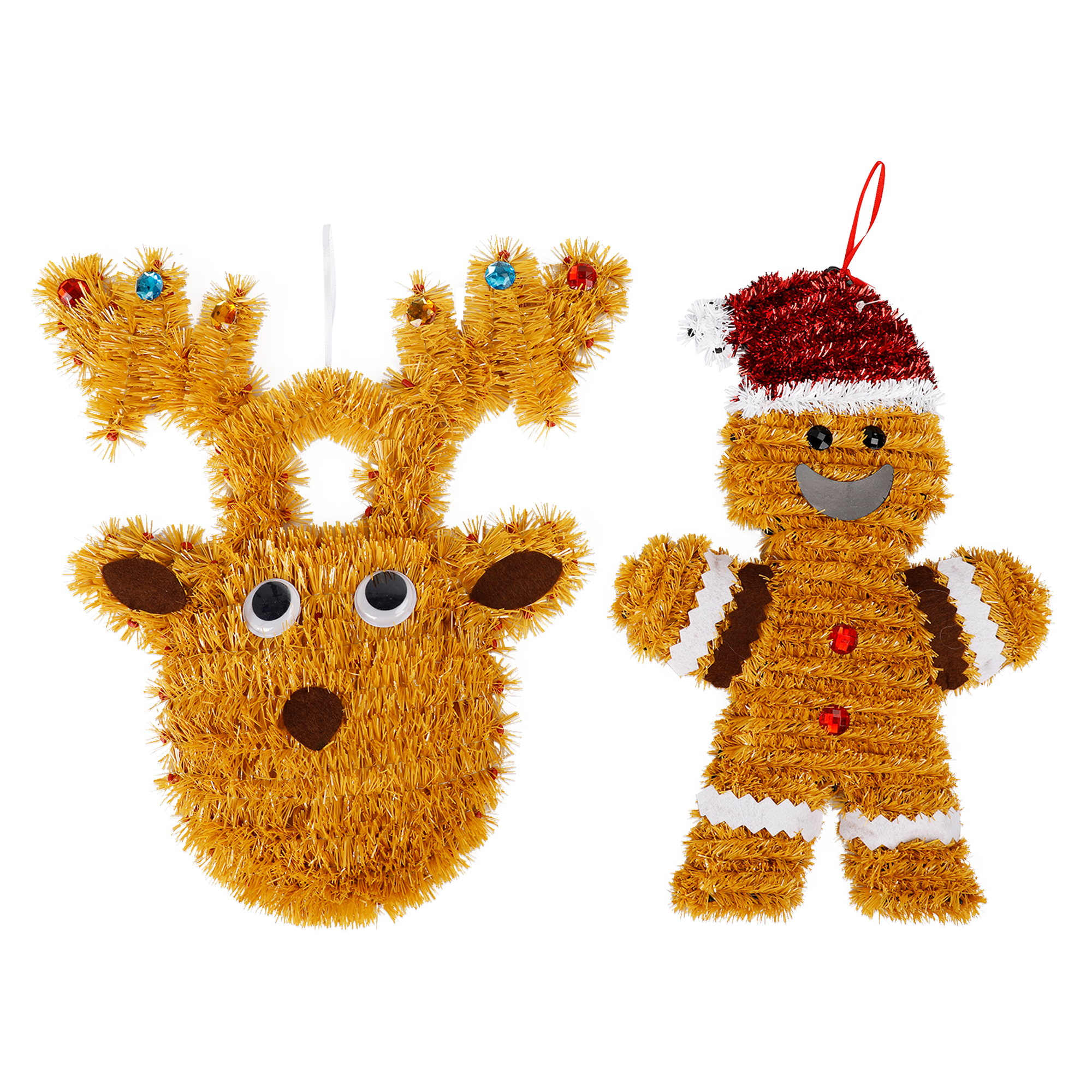 Christmas Plaque - Tinsel - Dollars and Sense