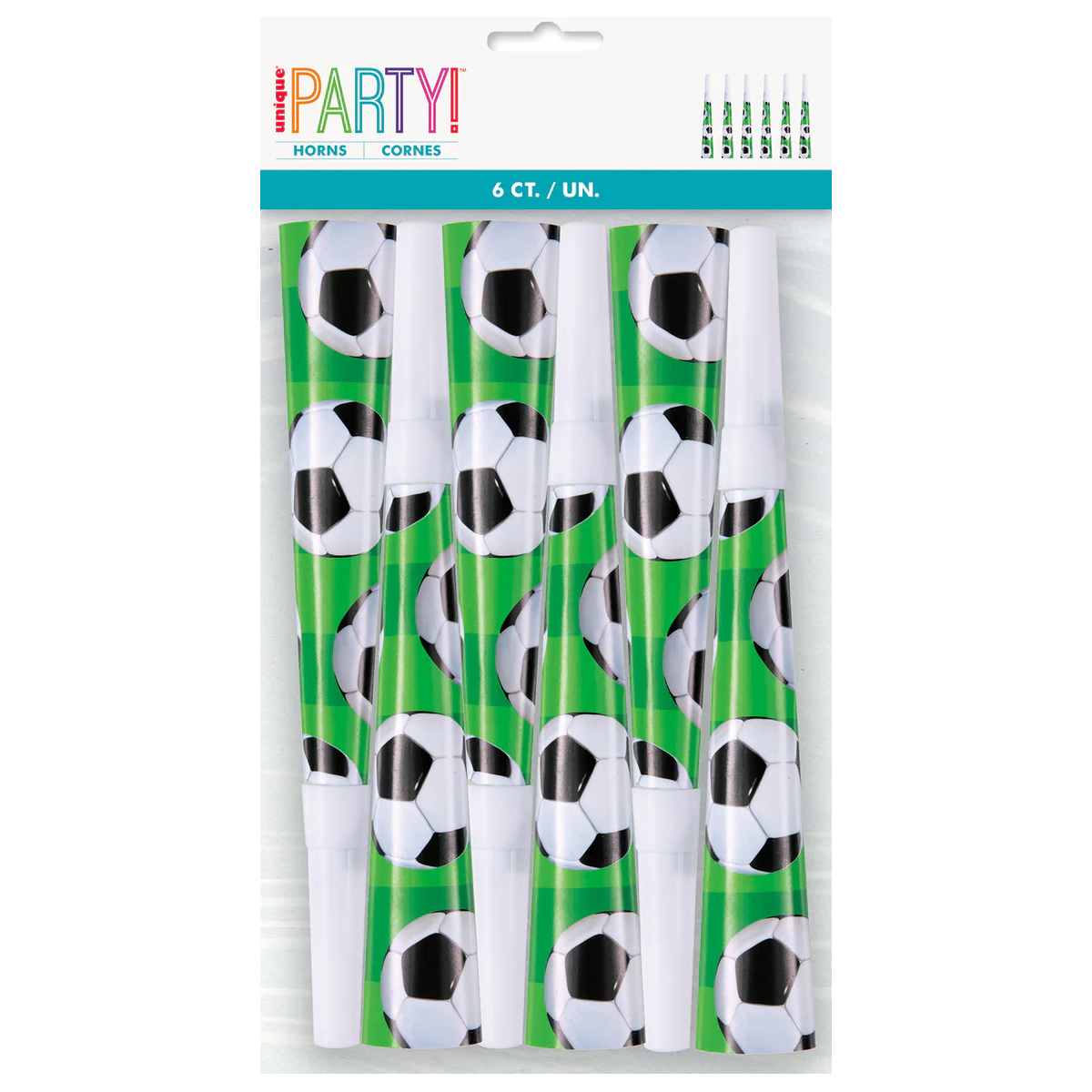 3D Soccer Ball - Party Horns - Dollars and Sense