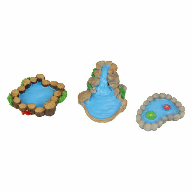 Miniature Fairy Garden Waterfall & Pond - Assorted at Dollars and Sense