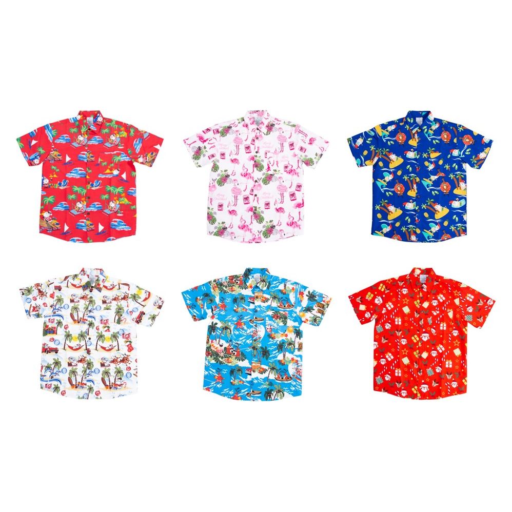 Christmas Hawaiian Shirt Adults - Dollars and Sense