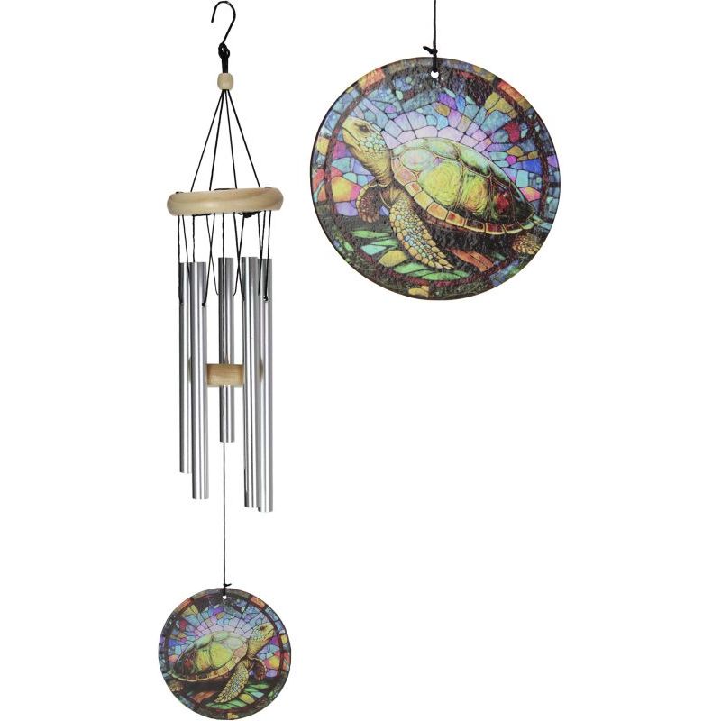 Wind Chime - Turtle Glass Motif - Dollars and Sense