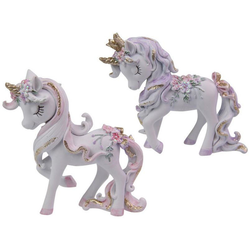 Unicorn - with Flowers & Glitter - Dollars and Sense