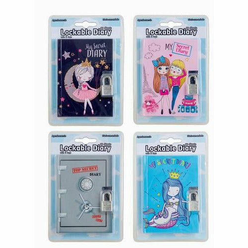 Diary with Lock & Key - Dollars and Sense