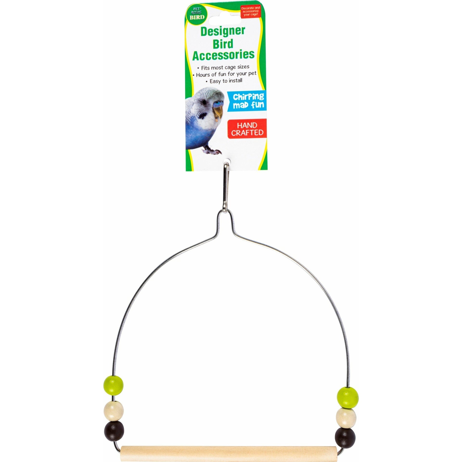 Wooden - Hanging Swing for Bird Cage - Dollars and Sense