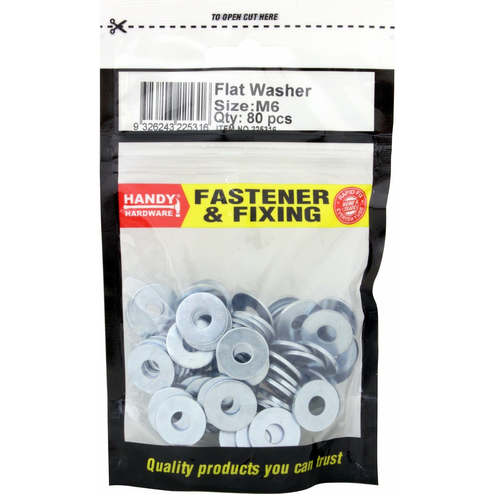 Flat Washers - M6 - Dollars and Sense