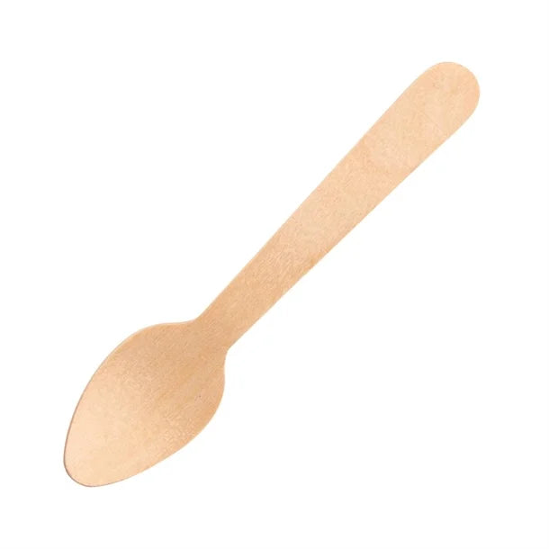 Eco Friendly Disposable Wooden - Teaspoons - Dollars and Sense