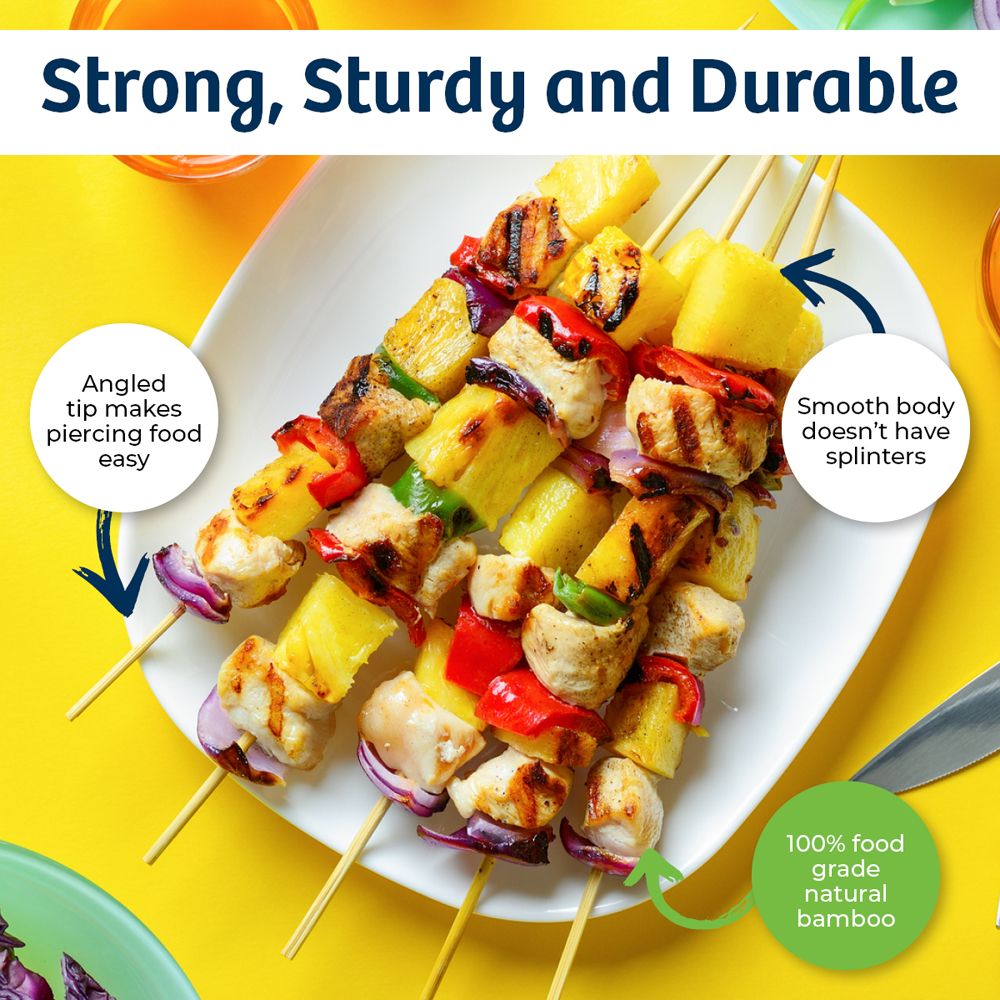 Food Skewers - Bamboo - Dollars and Sense