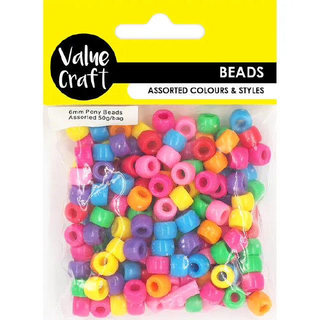 Pony Beads - Multi Coloured - Dollars and Sense