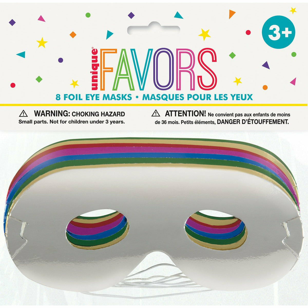 Foil Eye Masks - Assorted Colours - Dollars and Sense