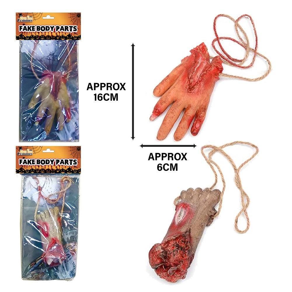 Halloween Necklace - Foot or Hand - Dollars and Sense