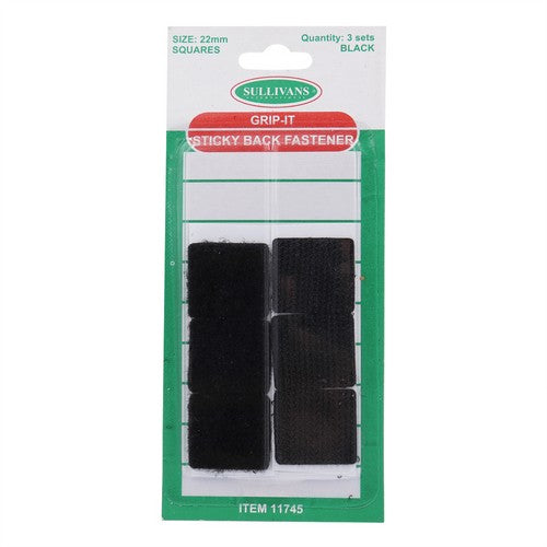 Grip It Square Fasteners - Black - Dollars and Sense
