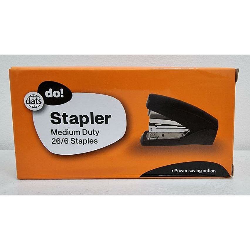 Stapler Power Saving Medium Duty - Black - Dollars and Sense
