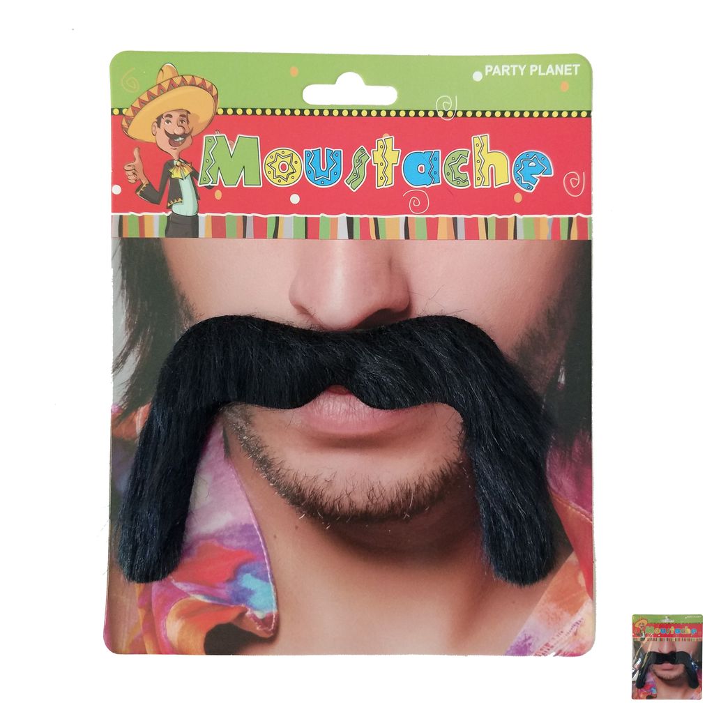 Mexican Moustache - Costume Accessory - Dollars and Sense