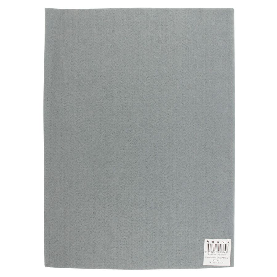 Premium Felt Sheet - Grey - Dollars and Sense