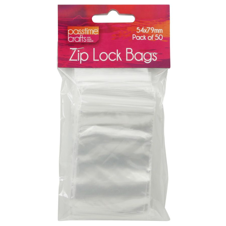 Cello Bags Zip Lock - Medium - Dollars and Sense
