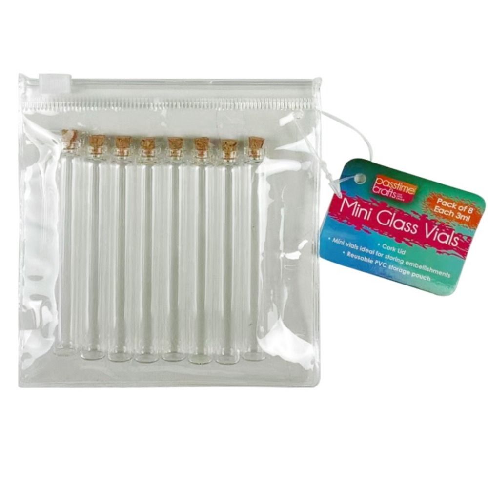 Glass Vials - Mini - Dollars and Sense
