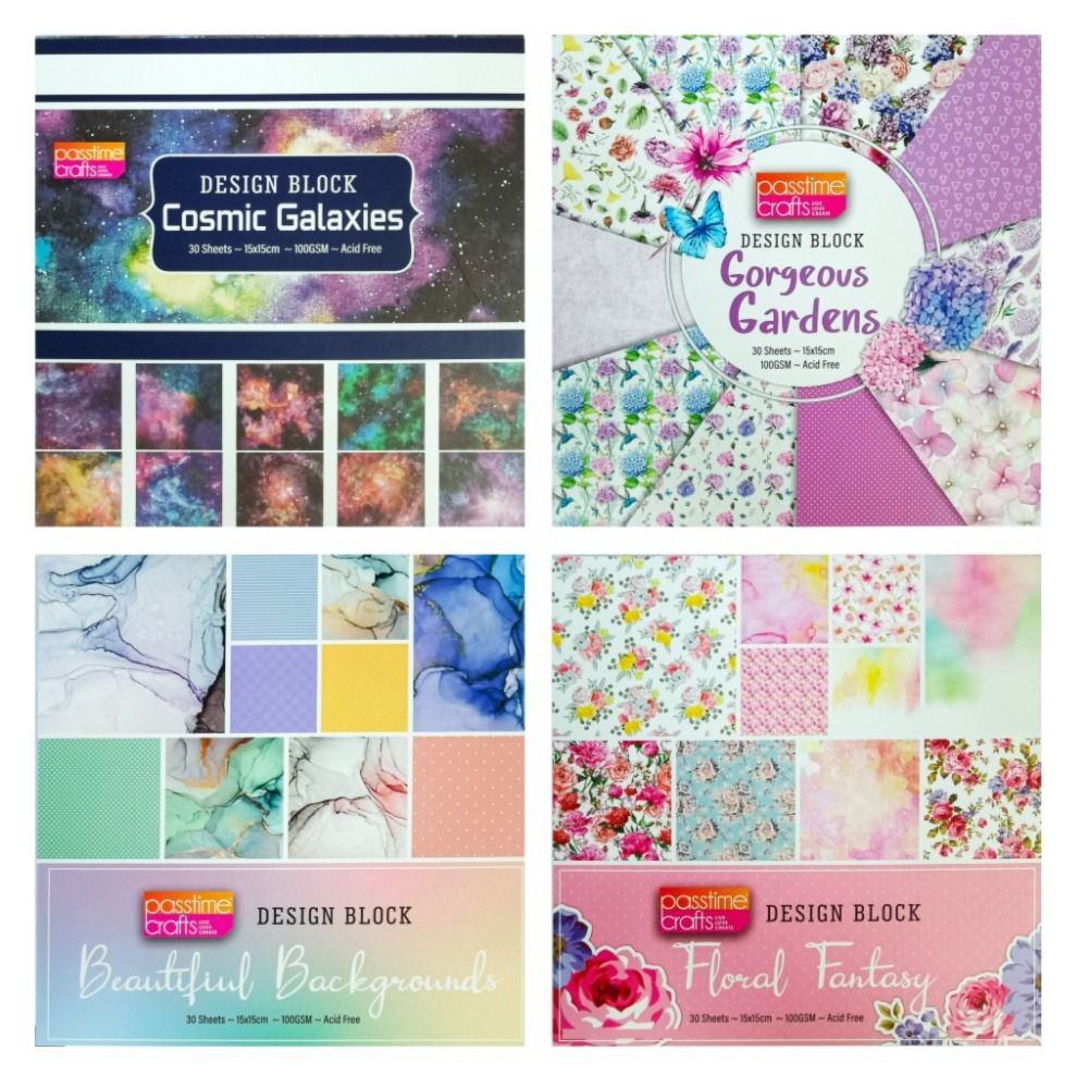 Paper Pad - Flowers or Cosmic - Dollars and Sense