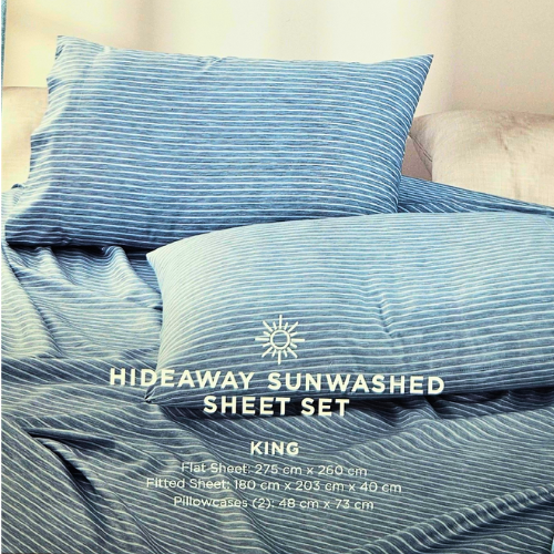 King Bed Sheet Set - Hideaway - Dollars and Sense