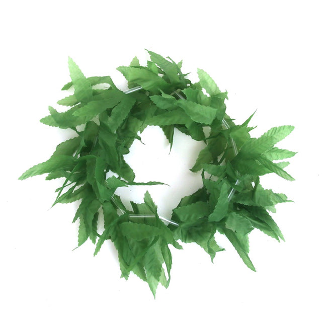 Hawaiian Luau Ti Leaf Lei - Head - Dollars and Sense