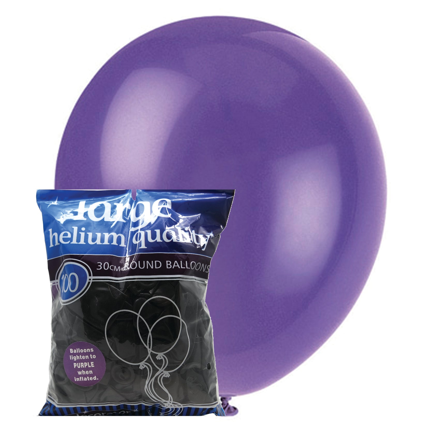 Purple - Latex Helium Balloons - Dollars and Sense