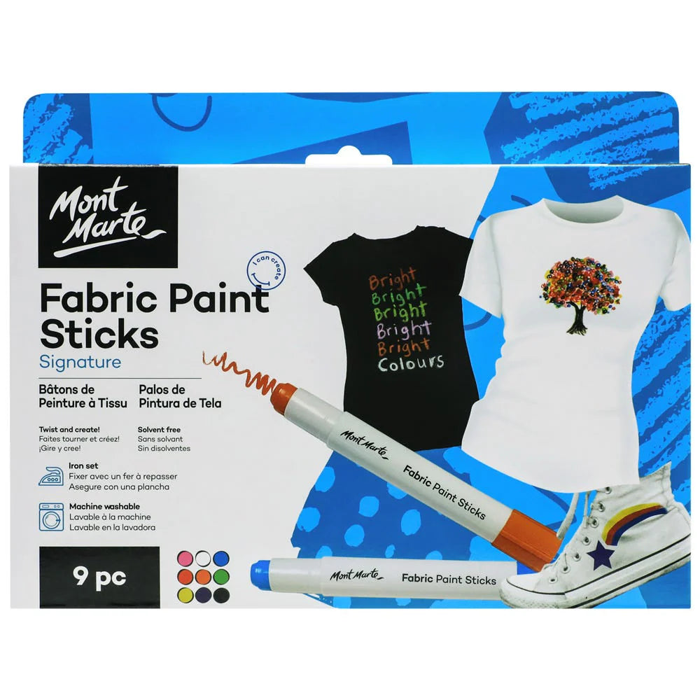 Mont Marte - Fabric Paint Sticks - Dollars and Sense