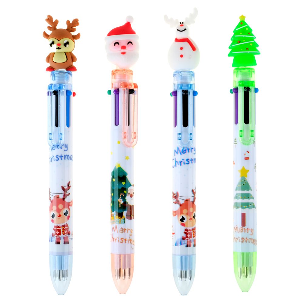 Christmas Ballpoint Pen - 6 Colour Changing - Dollars and Sense